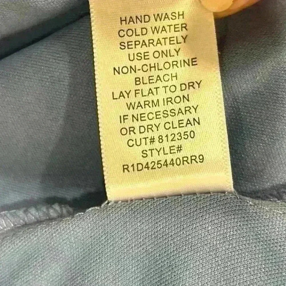 Rabbit Rabbit Rabbit Blue Lace Short Sleeve V Neck A Line Mini Dress Size 8 - Picture 4 of 7